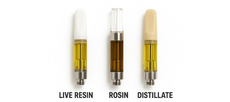 Hemp Concentrates 101: Live Resin, Rosin, Distillate, and How to Tell Them Apart